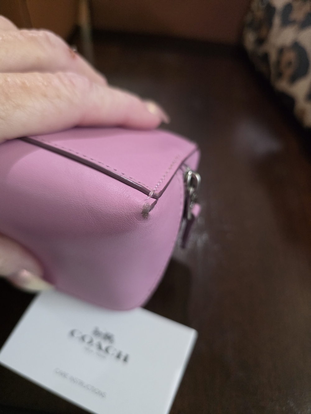 Coach EXTREMELY RARE Baseman X Limited Edition Wild Beast, Marshmallow Pink - Picture 12 of 13